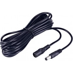 Alfais 4382 Dc Adaptör Uzatma Kablosu 1 Metre 5.5mm x 2.1mm Dişi Erkek