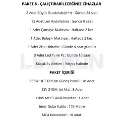 11kW TOPCON PAKET SİSTEM 1 (PAKET 8)
