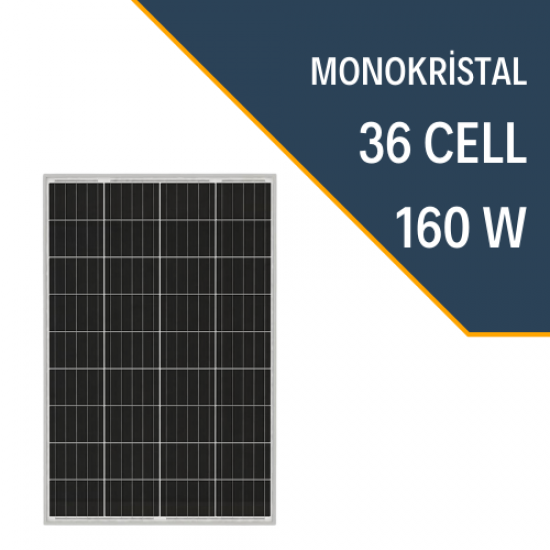 160W MONOKRİSTAL GÜNEŞ PANELİ 5BB 160W MONOKRİSTAL GÜNEŞ PANELİ 5BB