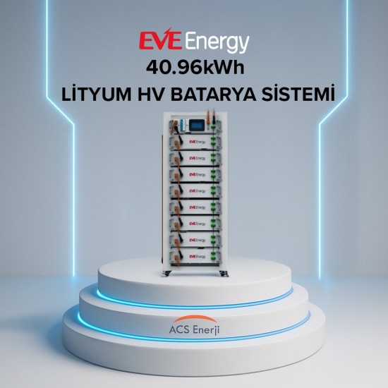 EVE 40.96kWh LİTYUM HV (YÜKSEK VOLTAJ) BATARYA SİSTEMİ