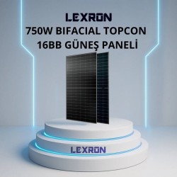 750W BIFACIAL 132 CELL 16BB HALF-CUT TOPCON  GÜNEŞ PANELİ