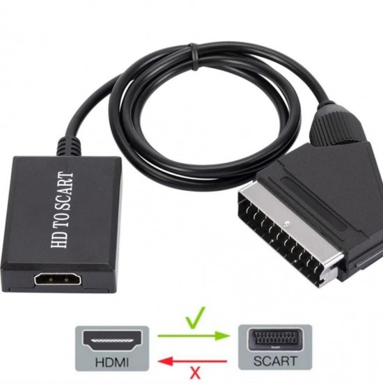 Alfais 5083 Hdmi To Scart 1080p Hd AV Video Çevirici Dönüştürücü Adaptör Alfais 5083 Hdmi To Scart 1080p Hd AV Video Çevirici Dönüştürücü Adaptör