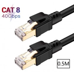 Alfais 5213 Cat8 0.5M 40Gbps S/ftp 2000MHz Yüksek Hızlı İnternet Kablosu