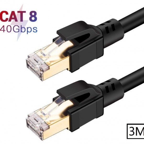 Alfais 5215 Cat8 3M 40Gbps S/ftp 2000MHz Yüksek Hızlı İnternet Kablosu