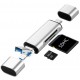 Alfais 4858 Type C Usb Kart Okuyucu Micro Sd Card Reader Çevirici Dönüştürücü Adaptör