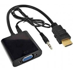 Alfais 4488 Hdmi To Vga Ses Destekli Monitör Dönüştürücü Kablo Çevirici Adaptör