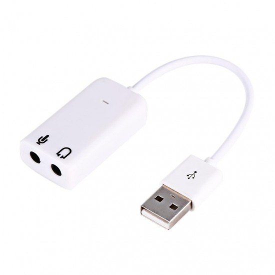 Alfais 4505 Harici Kablolu 7.1 Usb Ses Kartı 3.5mm Mikrofon Çevirici Dönüştürücü Adaptör