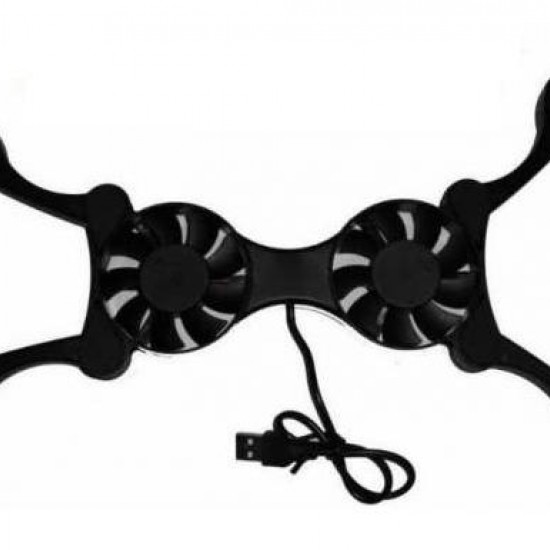 Alfais 4935 Laptop Altı Soğutucu Çift Fan Katlanabilir