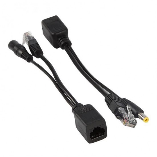 Alfais 4252 Ip Kamera RJ45 Kablosu Poe Set Ethernet Cat5 Adaptör Güç Power KablosuA