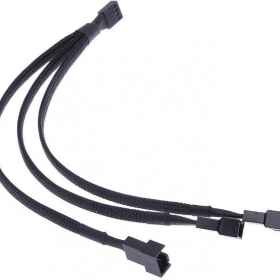 Alfais 4303 4 Pin Fan Çoklayıcı Y PWM Çoklayıcı Splitter Kablosu Alfais 4303 4 Pin Fan Çoklayıcı Y PWM Çoklayıcı Splitter Kablosu