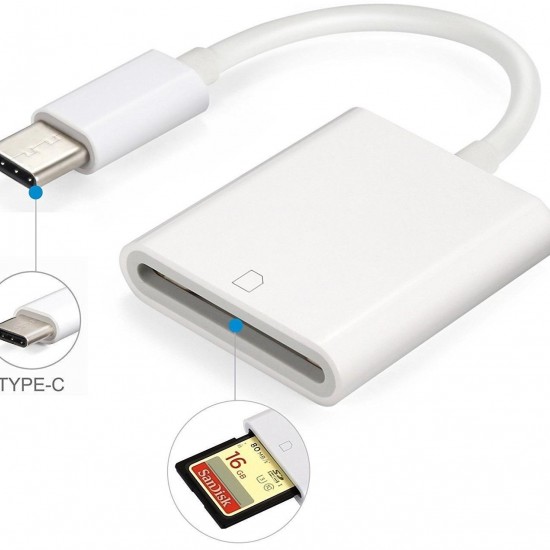 Alfais 4331 Type C USB 3.1 To Sd Card Reader Kart Okuyucu Sdxc Çevirici Dönüştürücü Adaptör