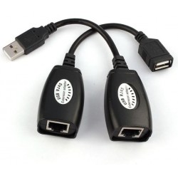 Alfais 5058 Rj45 Usb Ek Uzatıcı Cat5e 6 Kablosu Ekleme Extender