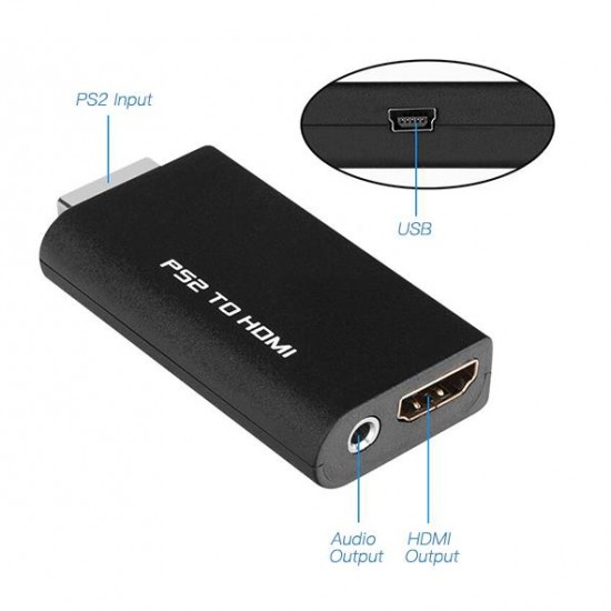 Alfais 5046 Ps2 To Hdmi Tv Kablosu Çevirici Dönüştürücü Adaptör