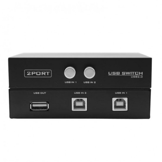 Alfais 5020 2 Port Yazıcı Printer USB Çoklayıcı Switch Splitter Hub
