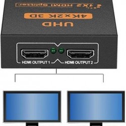 Alfais 4435 2 Port Uhd 4k Hdmi Switch Ekran Monitör Splitter Çoklayıcı Çoğaltıcı