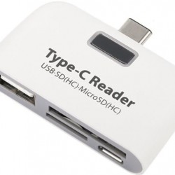 Alfais 4941 Type C Usb 3.1 Kart Okuyucu Micro Usb Sd Card Reader Çevirici