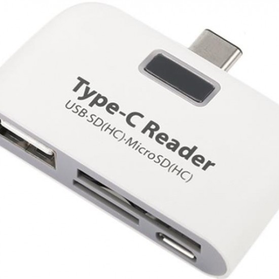 Alfais 4941 Type C Usb 3.1 Kart Okuyucu Micro Usb Sd Card Reader Çevirici