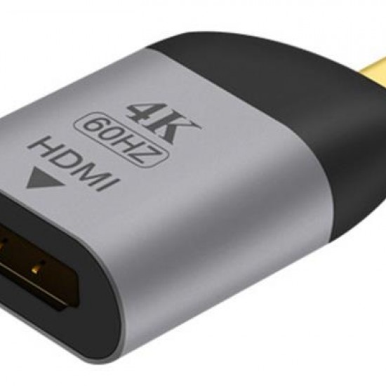 Alfais 4892 Type C To Hdmi 4K 60Hz Mini Çevirici Dönüştürücü Adaptör