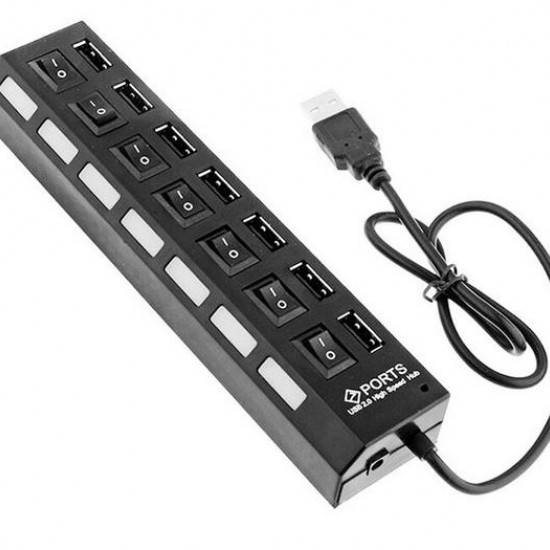 Alfais 4874 7 Port Usb Hub Switch Çoklayıcı Çoğaltıcı