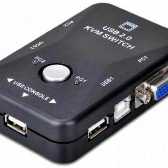 Alfais 4509 2 Port USB to KVM Switch Çoklu Pc Kasa Çoklayıcı