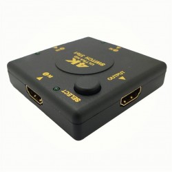 Alfais 4860 4K Ultra Hd Destekli Hdmi Çoklayıcı Switch 3 Port Çoğaltıcı Uhd