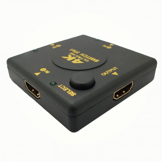 Alfais 4860 4K Ultra Hd Destekli Hdmi Çoklayıcı Switch 3 Port Çoğaltıcı Uhd