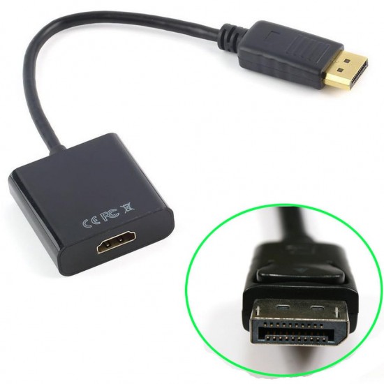 Alfais 4556 Displayport To Hdmi Çevirici Dönüştürücü Adaptör