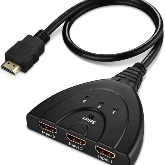 Alfais 4586 Hdmi Çoklayıcı Switch 3 Port Çoğaltıcı Alfais 4586 Hdmi Çoklayıcı Switch 3 Port Çoğaltıcı
