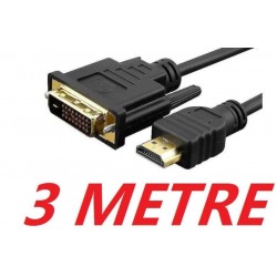 Alfais 4633 Hdmi To Dvi 24+1 Çevirici Çift Yönlü Monitör Kablosu 3 Metre