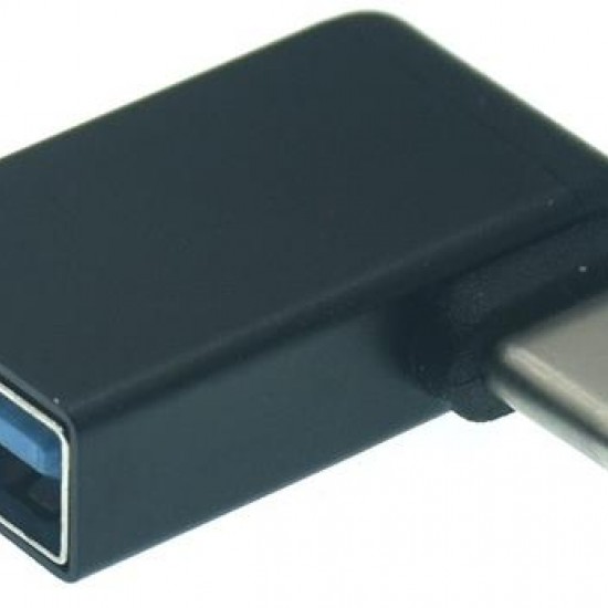 Alfais 4658 Type C 3.1 To Usb 3.0 Şarj 90 Dirsek Köşe Çevirici Dönüştürücü Adaptör
