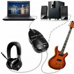 Alfais 4672 Usb Gitar Guitar Link Kablosu Çevirici Dönüştürücü Adaptör