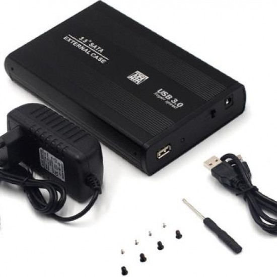 Alfais 4765 Usb 3.0 3.5 İnç Sata Usb Bağlantılı Hdd Harddisk Kutusu