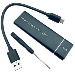 Alfais 4766 Usb 3.1 Type C To Pci-e Express Nvme Ssd M.2 M-Key Hard Disk Kutusu