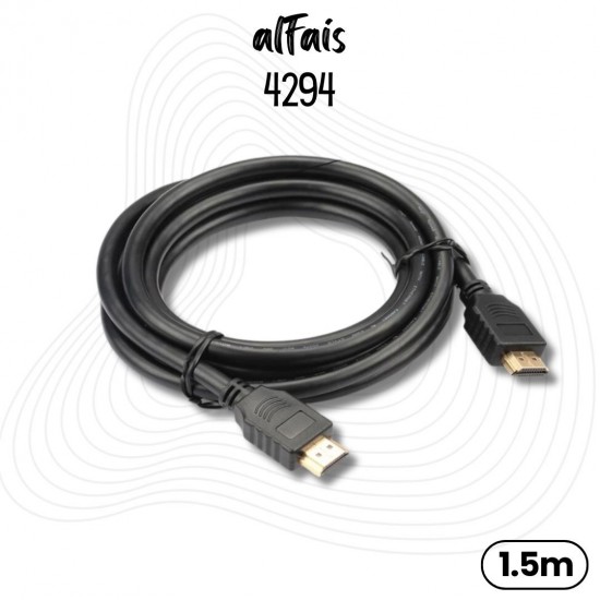 Alfais 4294 Hdmi Tv Lcd Monitör Erkek Bağlantı Kablosu