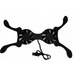 Alfais 4935 Laptop Altı Soğutucu Çift Fan Katlanabilir