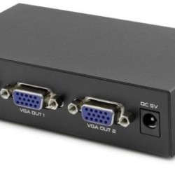 Alfais 4512 Vga Splitter Switch 2 Port 200Mhz Çoklu Ekran Çoklayıcı
