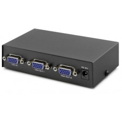 Alfais 4512 Vga Splitter Switch 2 Port 200Mhz Çoklu Ekran Çoklayıcı