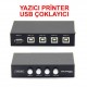 Alfais 4569 Yazıcı Printer Switch Çoklayıcı Çoğaltıcı 4 Port