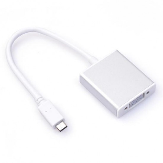 Alfais 4694 Usb 3.1 Type C To Vga Adaptör Çevirici Dönüştürücü Macbook