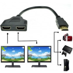 Alfais 4664 2 Port Hdmi Splitter Switch Çoklayıcı Çoklu Ekran