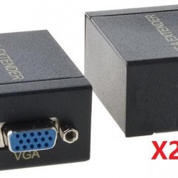 Alfais 4896 Rj45 Vga Ek Uzatici Cat5e 6 Kablos Extender 60 Metre