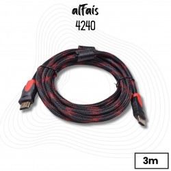 Alfais 4240 Hdmi Kablosu 1.4b 3D Lcd Monitör Tv Bağlantı Kablosu 3 Metre