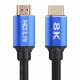 Alfais 5093 8K Ultra HD 2.1V 48Gbps Altın Kaplama Hdmi Kablo UHD 1 Metre Alfais 5093 8K Ultra HD 2.1V 48Gbps Altın Kaplama Hdmi Kablo UHD 1 Metre