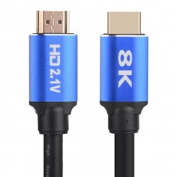 Alfais 5095 8K Ultra HD 2.1V 48Gbps Altın Kaplama Hdmi Kablo UHD 2 Metre