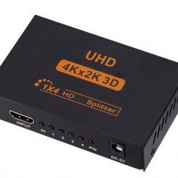 Alfais 5234 4 Port Uhd 4k Hdmi Switch Ekran Monitör Splitter Çoklayıcı Çoğaltıcı