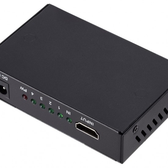 Alfais 5234 4 Port Uhd 4k Hdmi Switch Ekran Monitör Splitter Çoklayıcı Çoğaltıcı