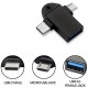 Alfais 4965 Micro Usb Type-c 3 In 1 Dönüştürücü Çevirici Adaptör Otg