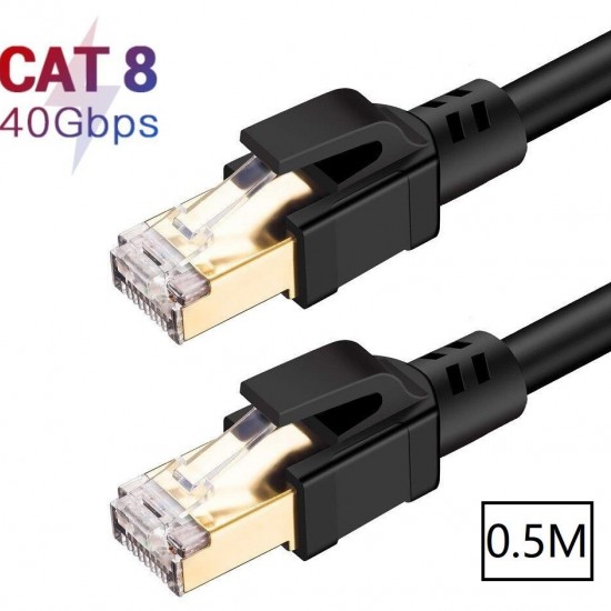 Alfais 5213 Cat8 0.5M 40Gbps S/ftp 2000MHz Yüksek Hızlı İnternet Kablosu