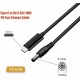 Alfais 4213 Type C To Dc 12V Pd 5.5*2.5mm Adaptör Çevirici Power Şarj Kablosu