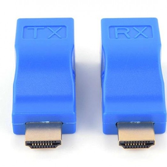 Alfais 4971 Hdmi Rj45 Cat5 6 Extender Uzatıcı Uzatma Aparatı Adaptör